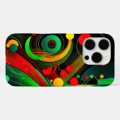 Chromatischer Puls Case-Mate iPhone Hülle (Rückseite (Horizontal))