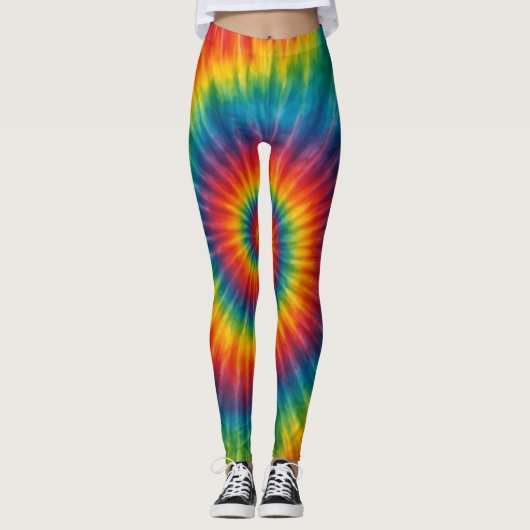 Chromatischer Vortex Leggings (Vorderseite)