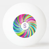 Chromatischer Vortex-Ping-Pong-Ball Tischtennisball (Rückseite)