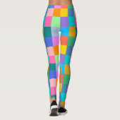 Chromatisches Blockgitter für Party Leggings (Rückseite)