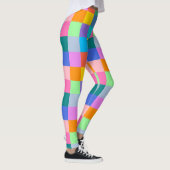 Chromatisches Blockgitter für Party Leggings (Rechts)