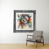 Chromatisches Blossom Burst Wandteppich (Beispiel (Horizontal))