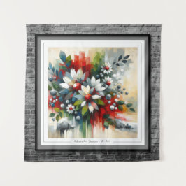 Chromatisches Blossom Burst Wandteppich