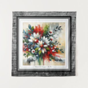 Chromatisches Blossom Burst Wandteppich
