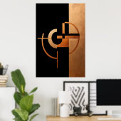 Chromatisches Gleichgewicht Sinn für Harmonie Poster (Heimbüro)