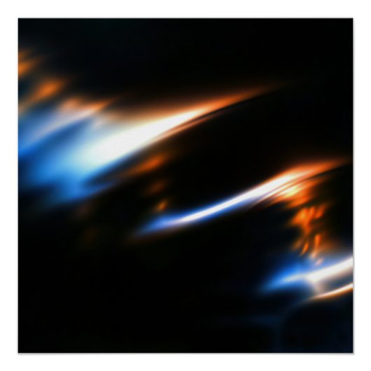 Chromatisches Licht auffällig strahlend Poster (Vorderseite)