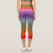 Chromatisches Nachwetter Capri Leggings (Rückseite)