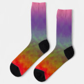 Chromatisches Nachwetter Socken (Linkes Detail)