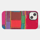 Chromatisches Quilt iPhone Hülle (Rückseite (Horizontal))