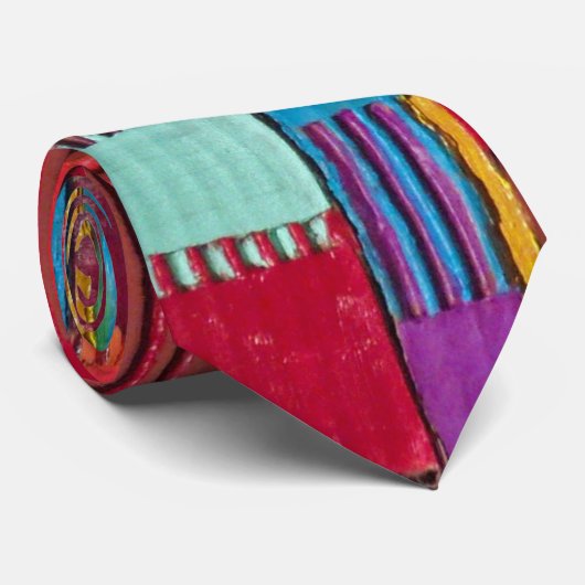 Chromatisches Quilt Krawatte (Gerollt)