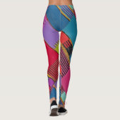 Chromatisches Quilt Leggings (Rückseite)