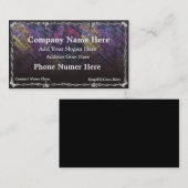 Chrombarb-Draht-Visitenkarte Visitenkarte (Vorne/Hinten)