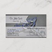 Chromberufliche medizinische visitenkarte (Rückseite)