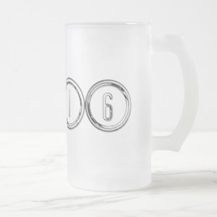 Chrome 2016 Abschlussbecher 5 Mattglas Bierglas