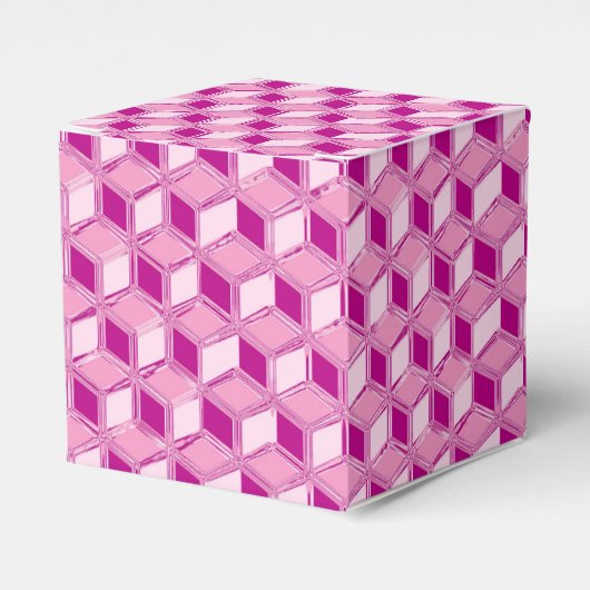 Chrome-3-d-Boxen - fuchsienrosa Geschenkschachtel (Vorderseite)