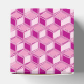 Chrome-3-d-Boxen - fuchsienrosa Geschenkschachtel (Oben)