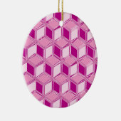Chrome-3-d-Boxen - fuchsienrosa Keramikornament (Rechts)