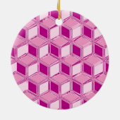 Chrome-3-d-Boxen - fuchsienrosa Keramikornament (Hinten)
