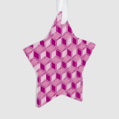 Chrome-3-d-Boxen - fuchsienrosa Ornament (Vorderseite)