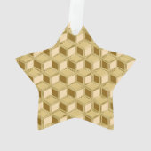 Chrome-3-D-Boxen - goldfarben Ornament (Rückseite)