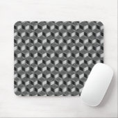 Chrome-3-d-Boxen - Hämatigrau Mousepad (Mit Mouse)