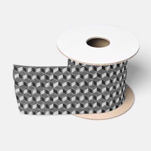 Chrome-3-d-Boxen - Hämatigrau Satinband (Spule)
