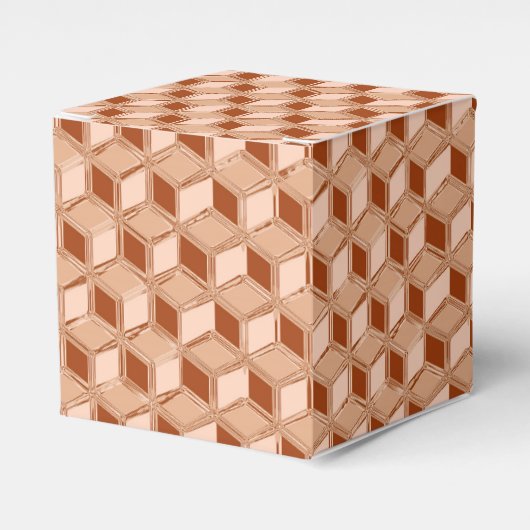 Chrome-3-d-Boxen - kupferfarben Geschenkschachtel (Vorderseite)