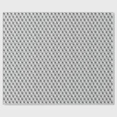 Chrome 3-d Boxen - silber grau Geschenkpapier (Flach)