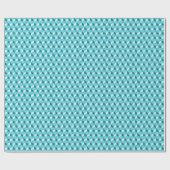 Chrome-3-d-Boxen - Türkis/Aqua Geschenkpapier (Flach)