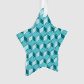 Chrome-3-d-Boxen - Türkis/Aqua Ornament (Vorderseite)