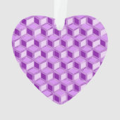 Chrome 3-d Boxen - violett lila Ornament (Rückseite)