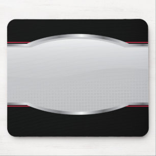 Chrome abgeschrägtes Layout Mousepad