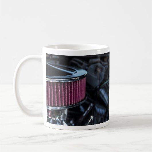 Chrome Air Intake Coffee Tasse (Links)