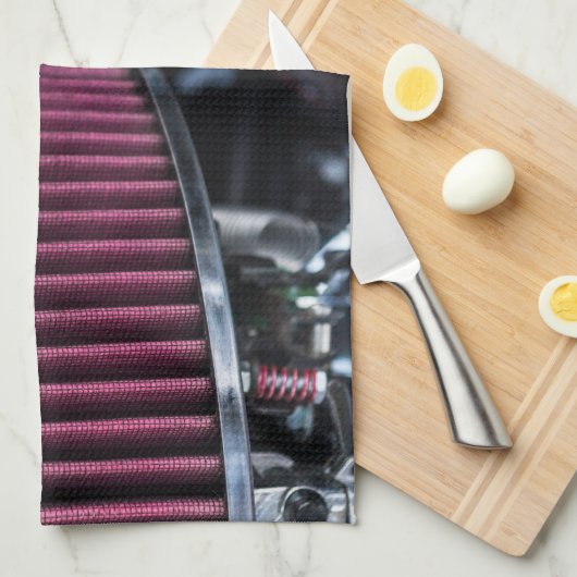 Chrome Air Intake Geschirrtuch (Viertel Falte)