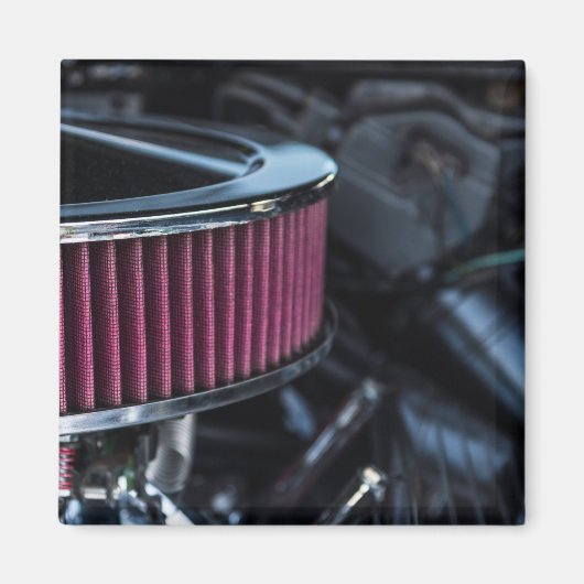 Chrome Air Intake Magnet (Vorne)