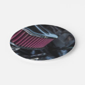 Chrome Air Intake Pappteller (Schrägansicht)