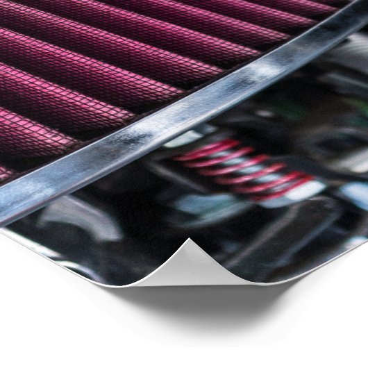 Chrome Air Intake Poster (Ecke)