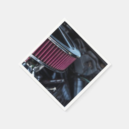 Chrome Air Intake Serviette (Ecke)