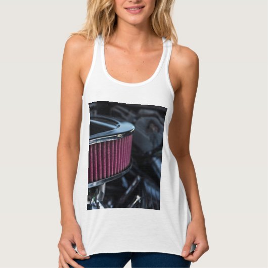 Chrome Air Intake Tank Top (Vorderseite)