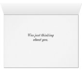 Chrome Air Intake Thinking You Card (Innenansicht Horizontal (Unten))