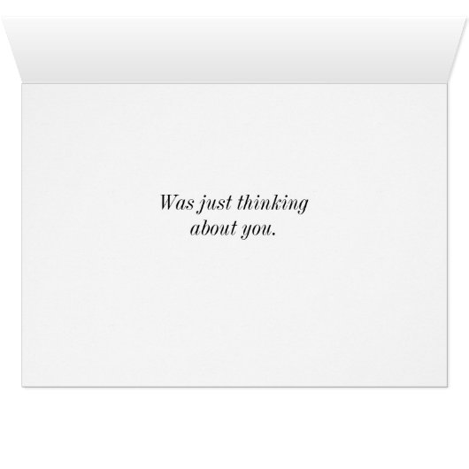 Chrome Air Intake Thinking You Card (Innenansicht Horizontal (Unten))