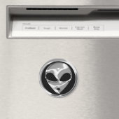 CHROME ALIEN HEAD MAGNET (In Situ (Geschirrspüler))