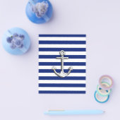 Chrome Anchor auf Navy Stripes Flyer (Einzeln)