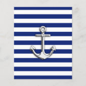 Chrome Anchor auf Navy Stripes Flyer (Vorne)