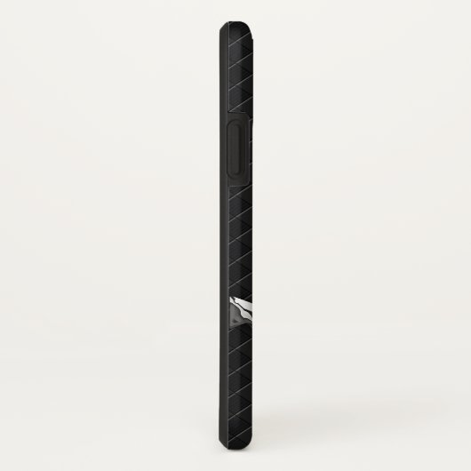 Chrome Anchor Leather Schachbretts Nautische Lifes Case-Mate iPhone Hülle (Hinten/Rechts)