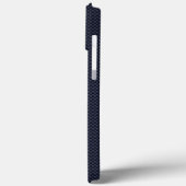 Chrome Anker auf Carbon Fibre Print Case-Mate iPhone Hülle (Rückseite / Links)
