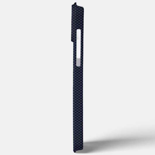 Chrome Anker auf Carbon Fibre Print Case-Mate iPhone Hülle (Rückseite / Links)