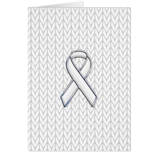 Chrome auf dem "White Strick Ribbon Awareness Prin (Vorne)