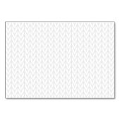 Chrome auf dem "White Strick Ribbon Awareness Prin Tischnummer (Rückseite)