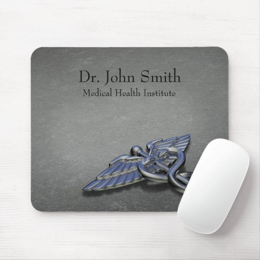 Chrome Beruflich Medical Caduceus - Mousepad (Mit Mouse)